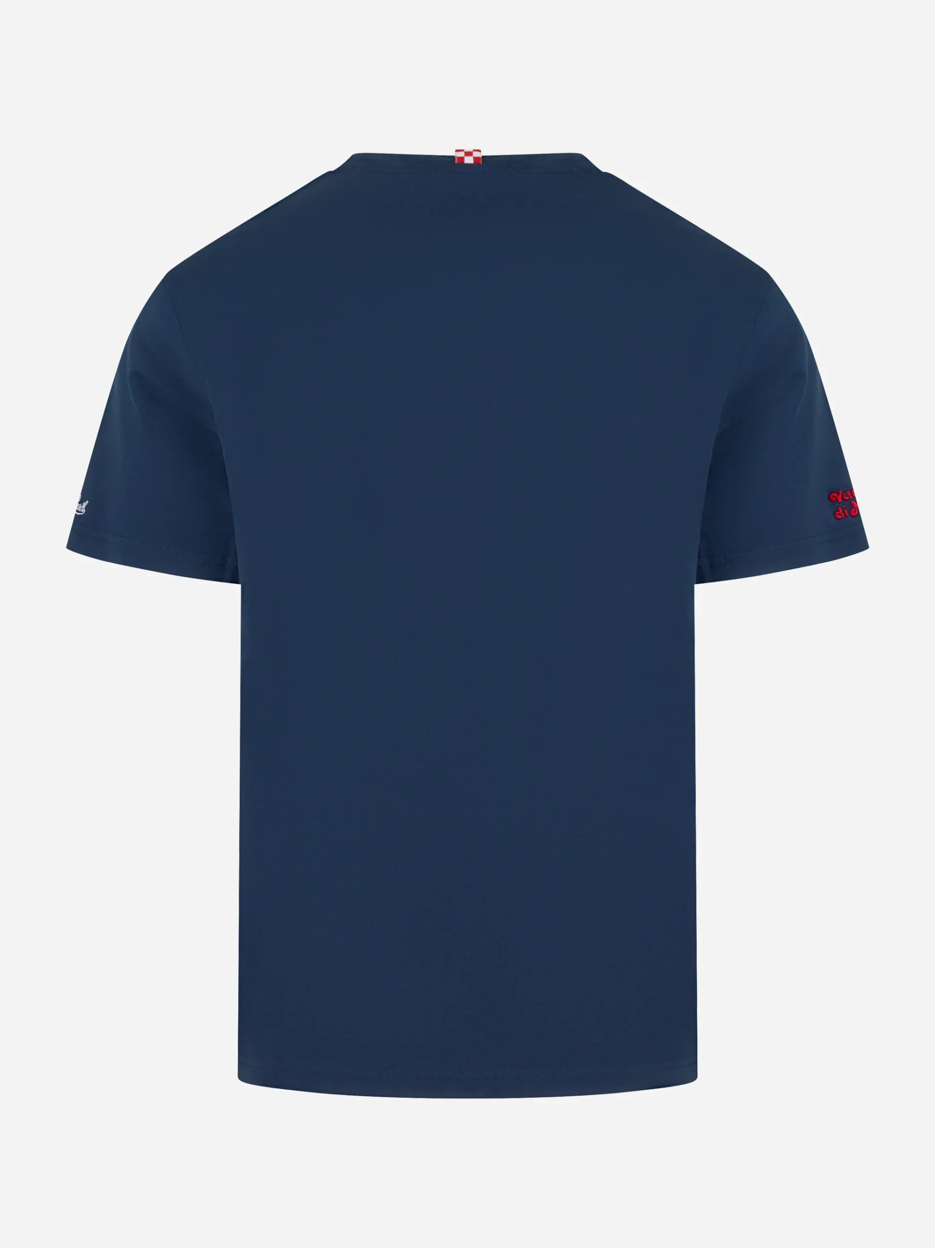 T-shirt Arnott Non Sono Bello Piaccio Blu - immagine 3