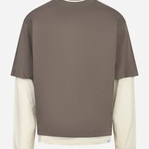 T-shirt manica lunga marrone Venezia