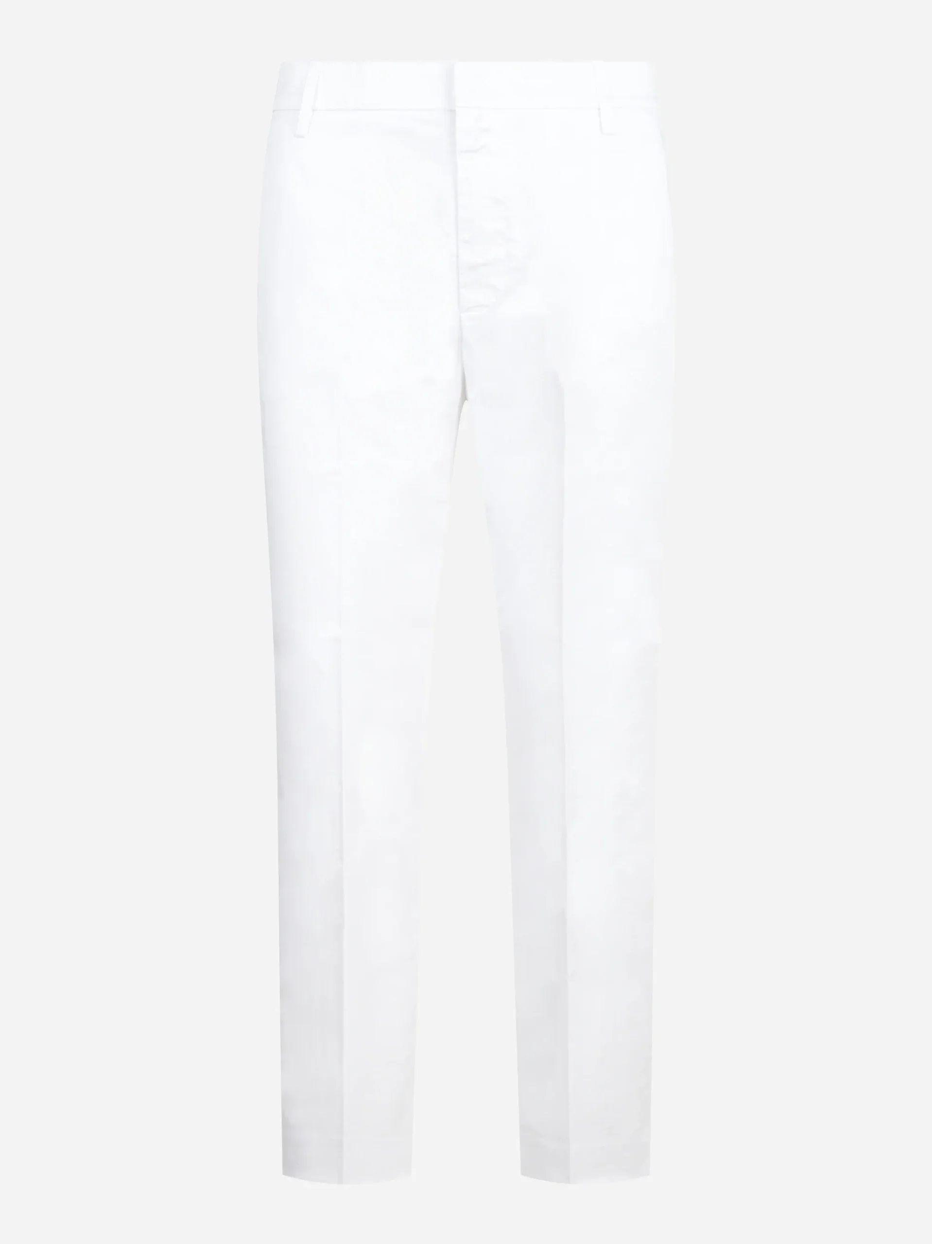 Pantalone Nima loose fit in cotone stretch bianco - immagine 2