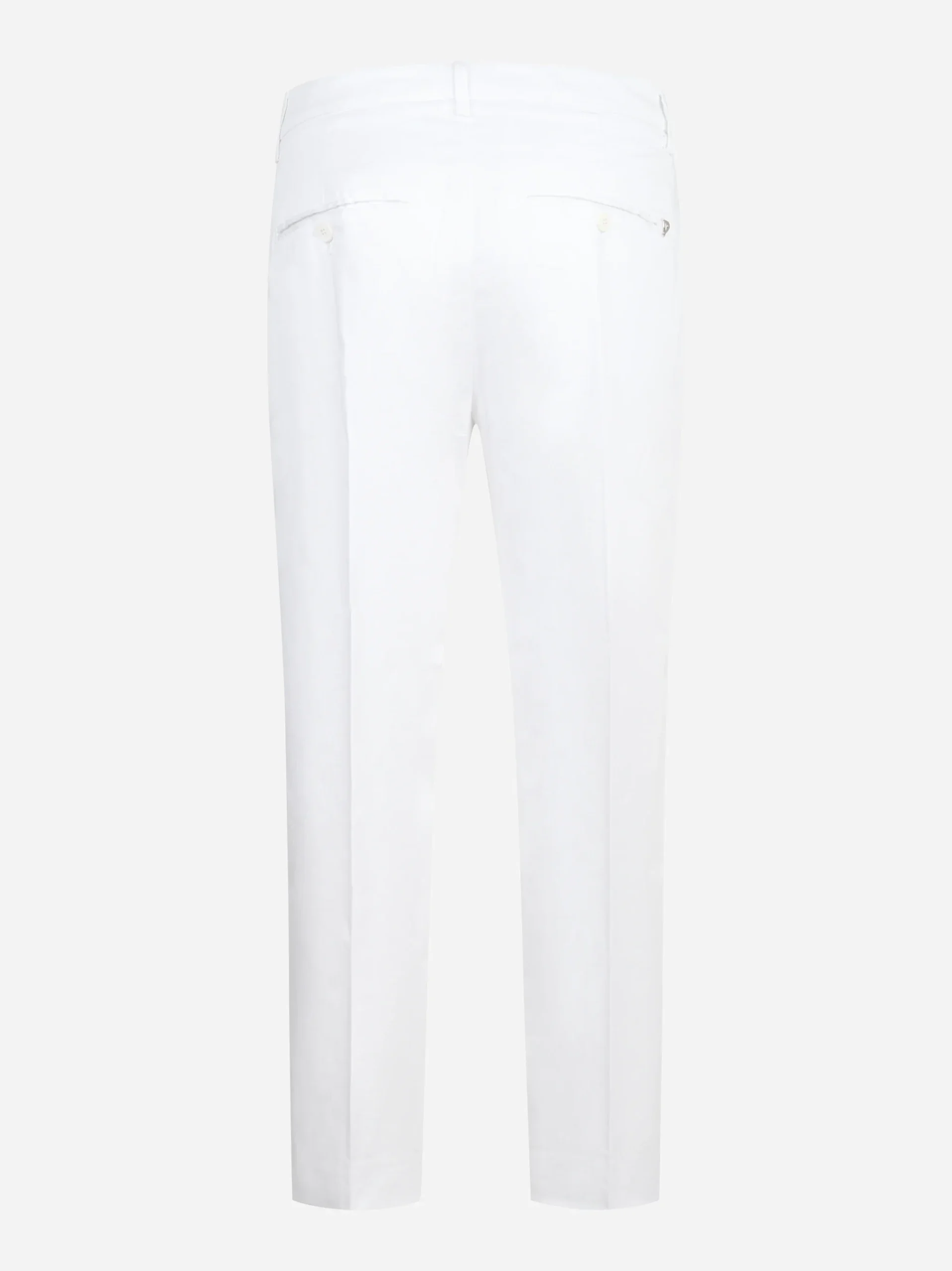 Pantalone Nima loose fit in cotone stretch bianco - immagine 3