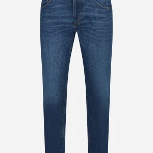 Jeans carrot fit Brighton in denim fermo