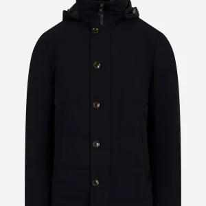 Giacca tecnica in nylon con imbottitura interna Blu