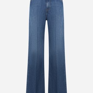 Jeans Amber wide leg in denim stretch