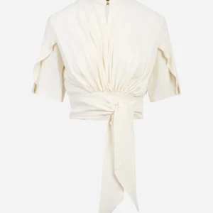 Blusa in georgette di viscosa