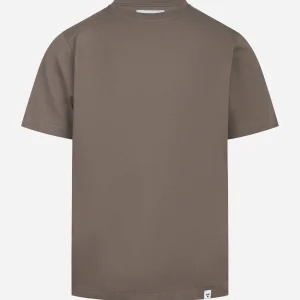 T-shirt girocollo marrone Toledo