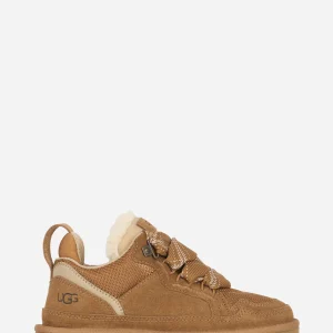 Sneakers Lowmel in suede e nylon Chestnut