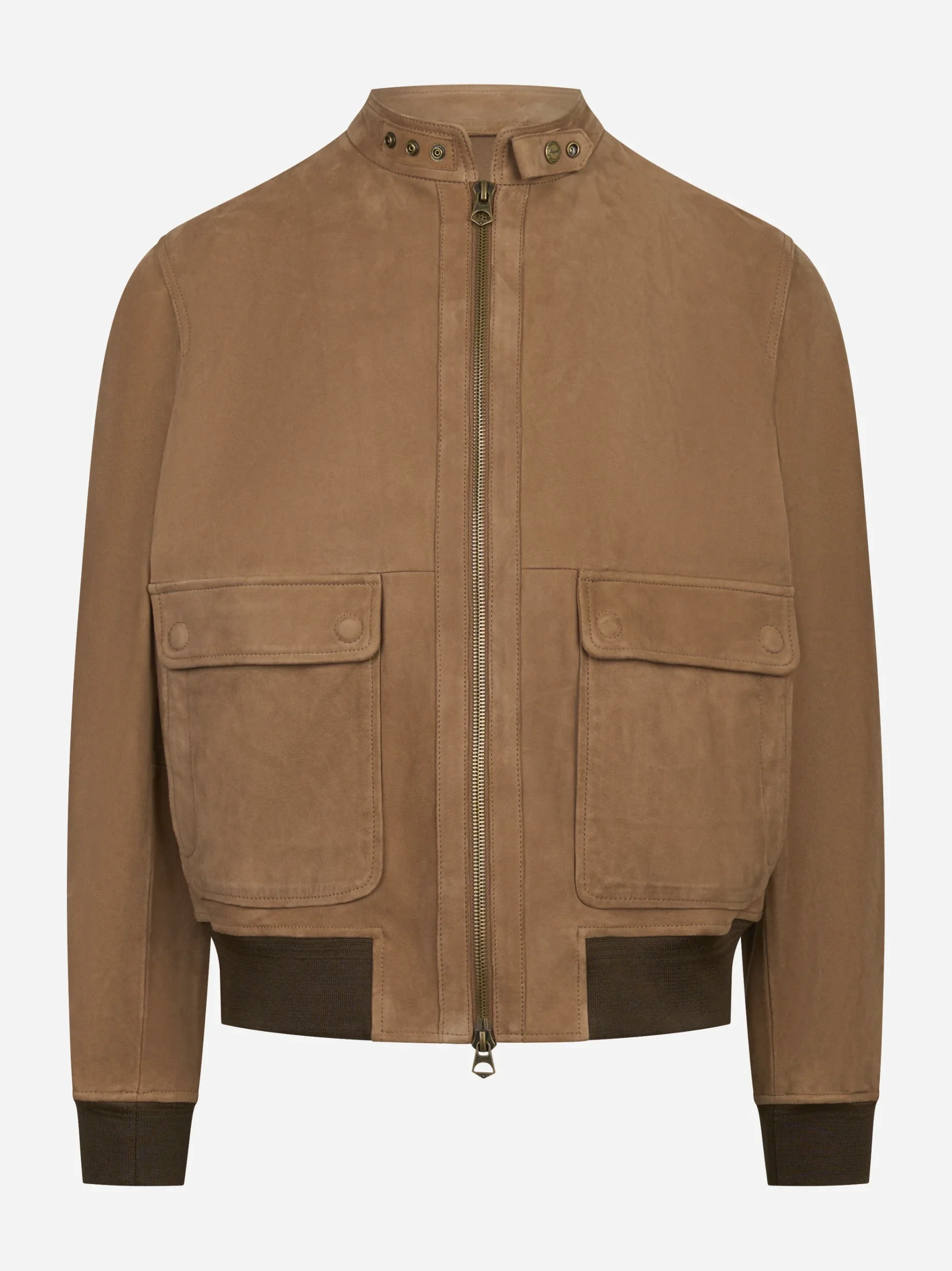 Giacca in pelle New York in suede Beige