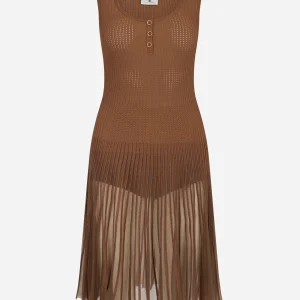 Abito in maglia à jour