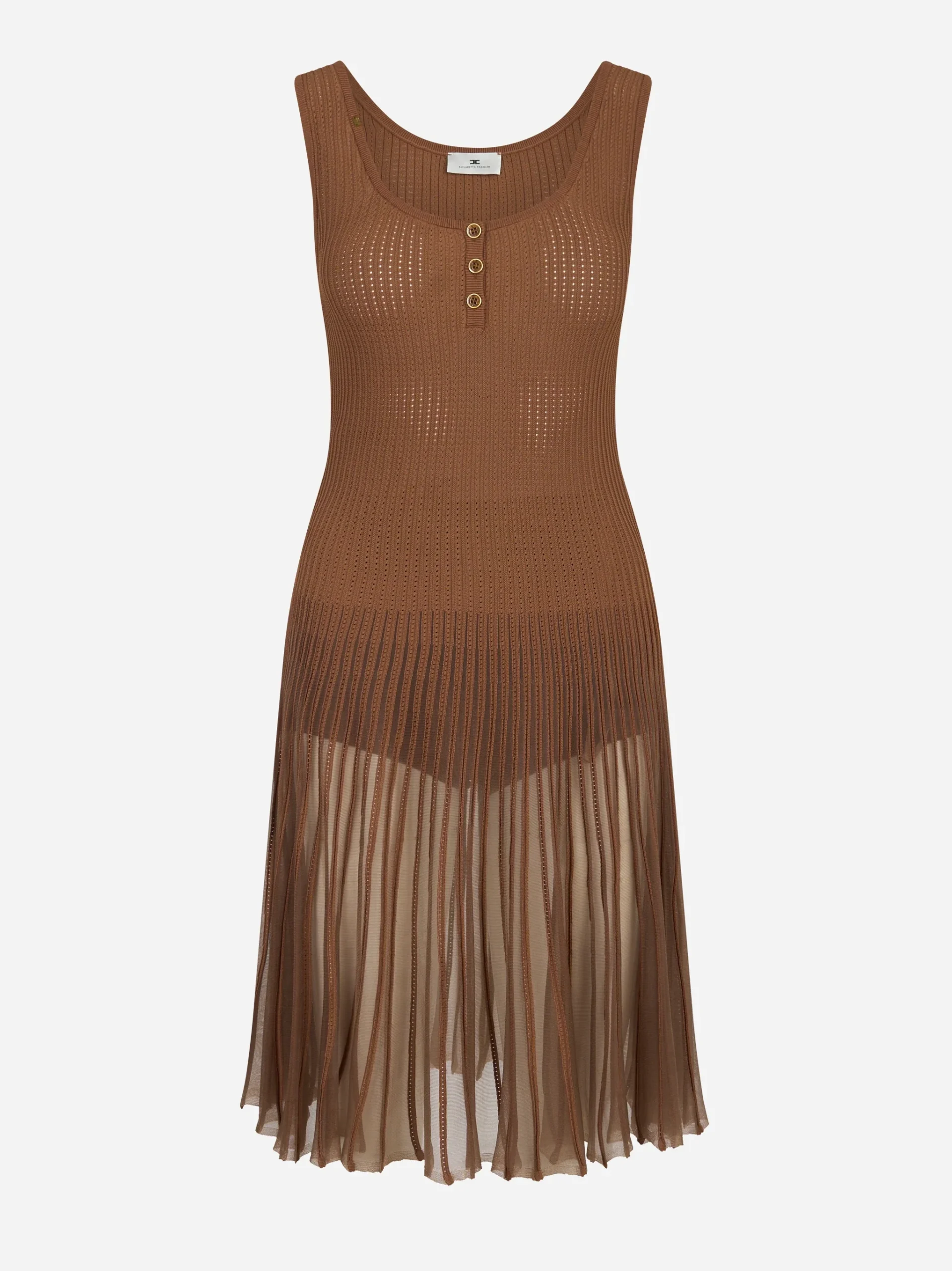 Abito in maglia à jour