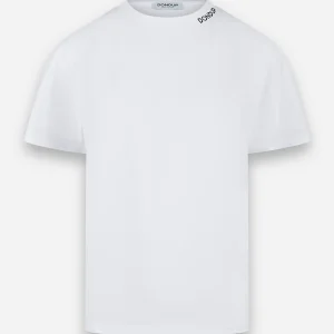 T-shirt con logo Bianca