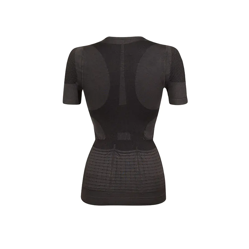 Maglia posturale traspirante in materiale Termo Rinfrescante con zip donna - immagine 8