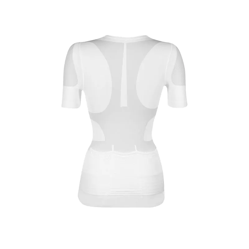Maglia posturale traspirante in materiale Termo Rinfrescante con zip donna - immagine 6