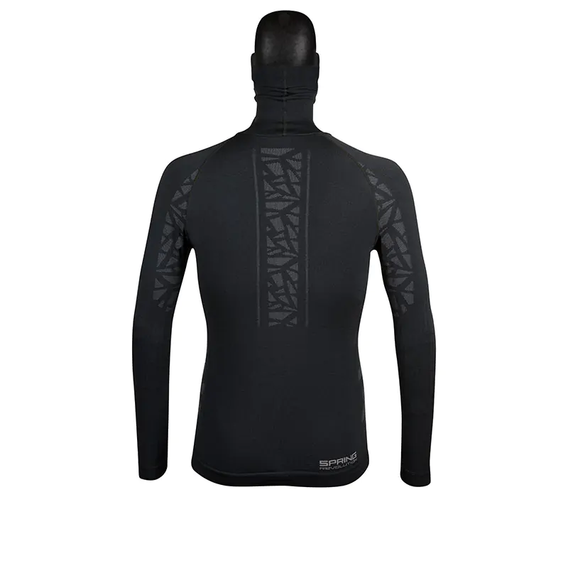 Maglia tecnica Running e Outdoor manica lunga collo alto uomo - immagine 4