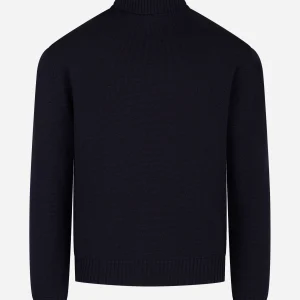 Dolcevita in lana merinos finezza 7 Blu