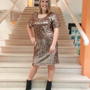 Abito pailettes CURVY