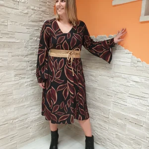 Abito foglie CURVY