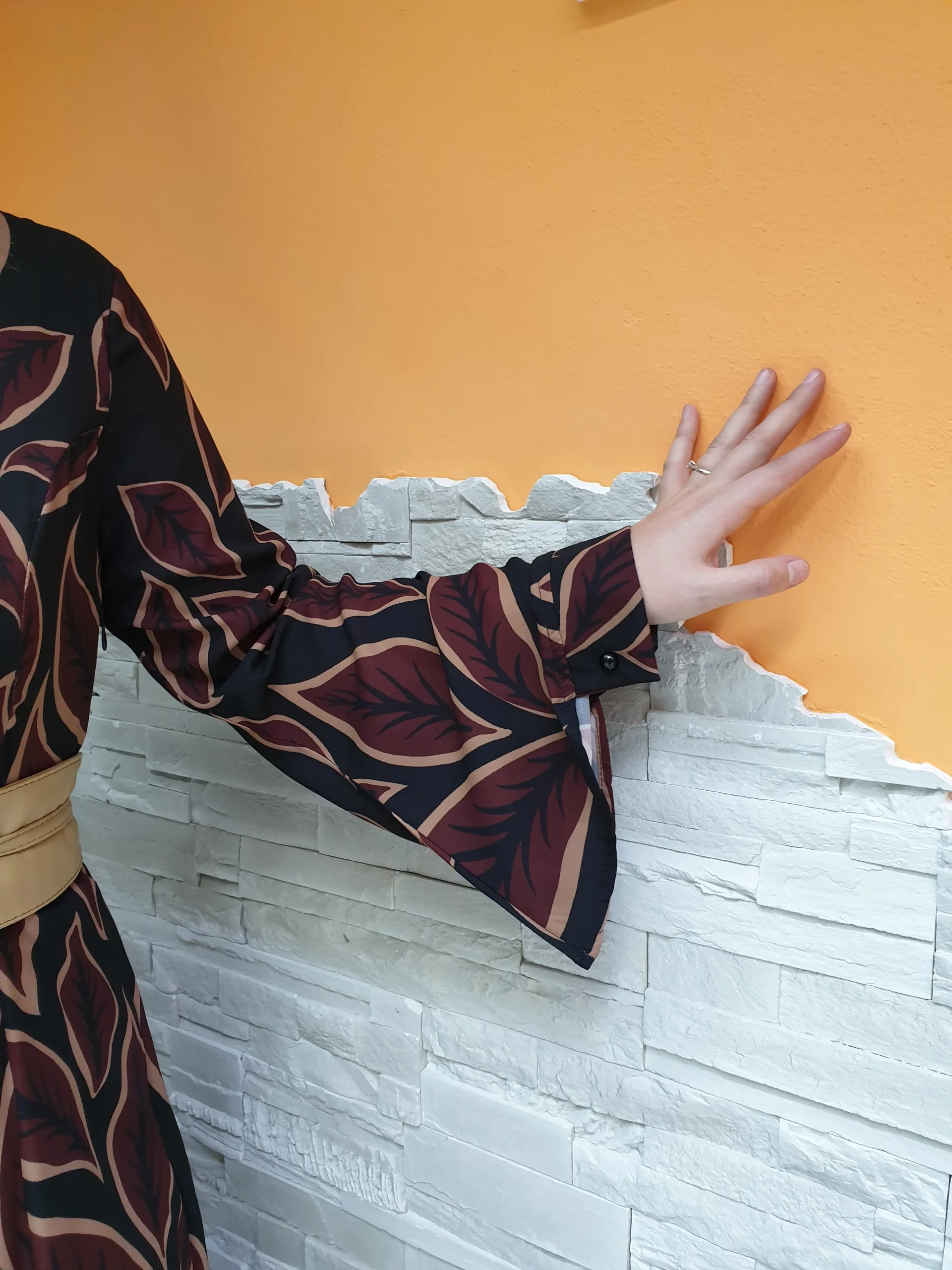 Abito foglie CURVY - immagine 5