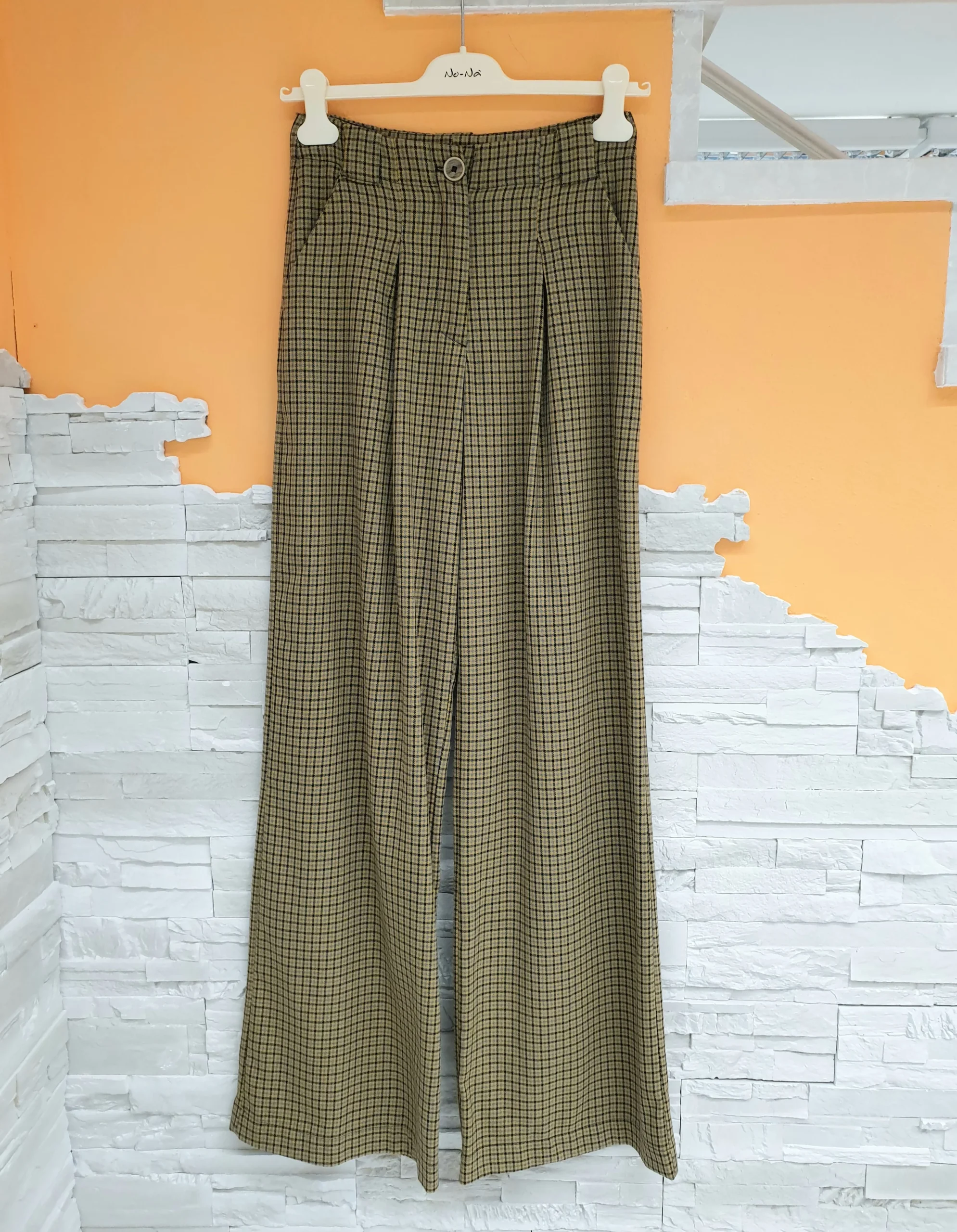 Pantalone quadretti palazzo - immagine 4