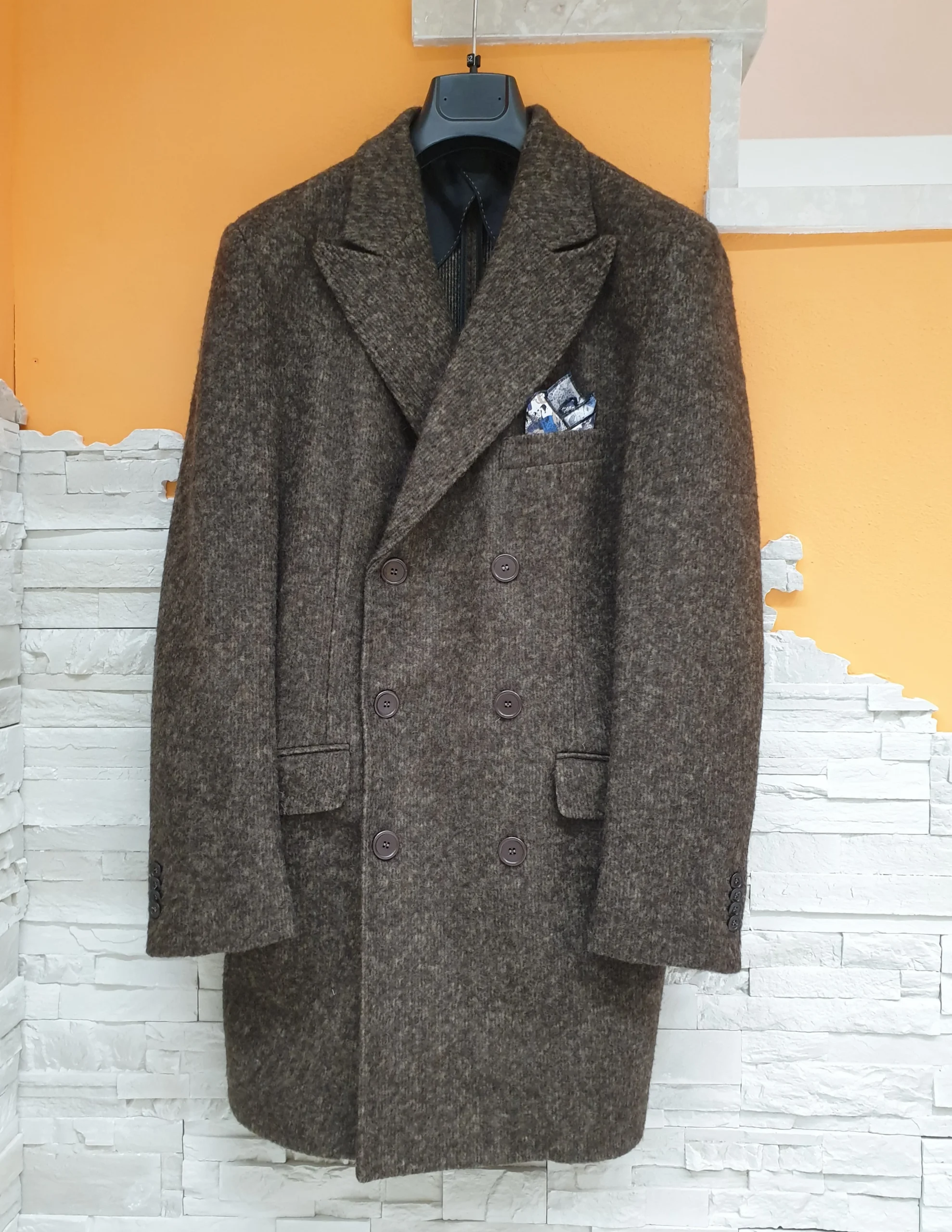 Cappotto doppiopetto moro - immagine 7