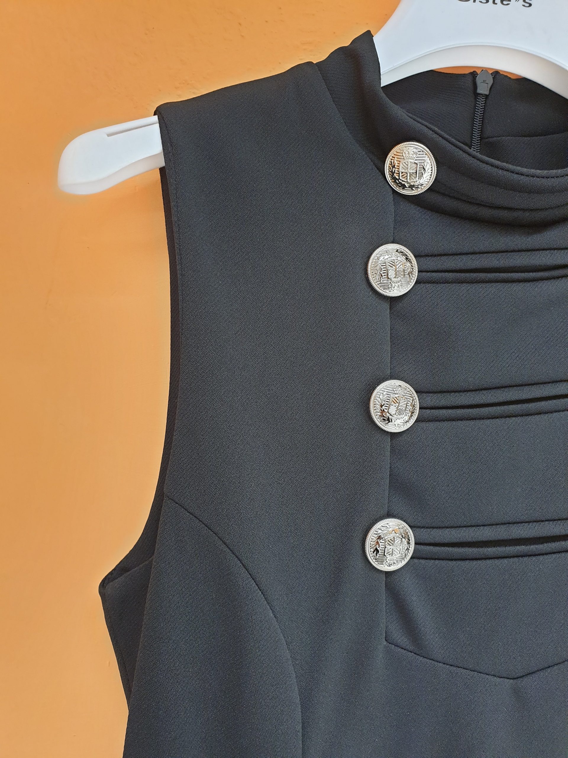 Abito bottoni military - immagine 5