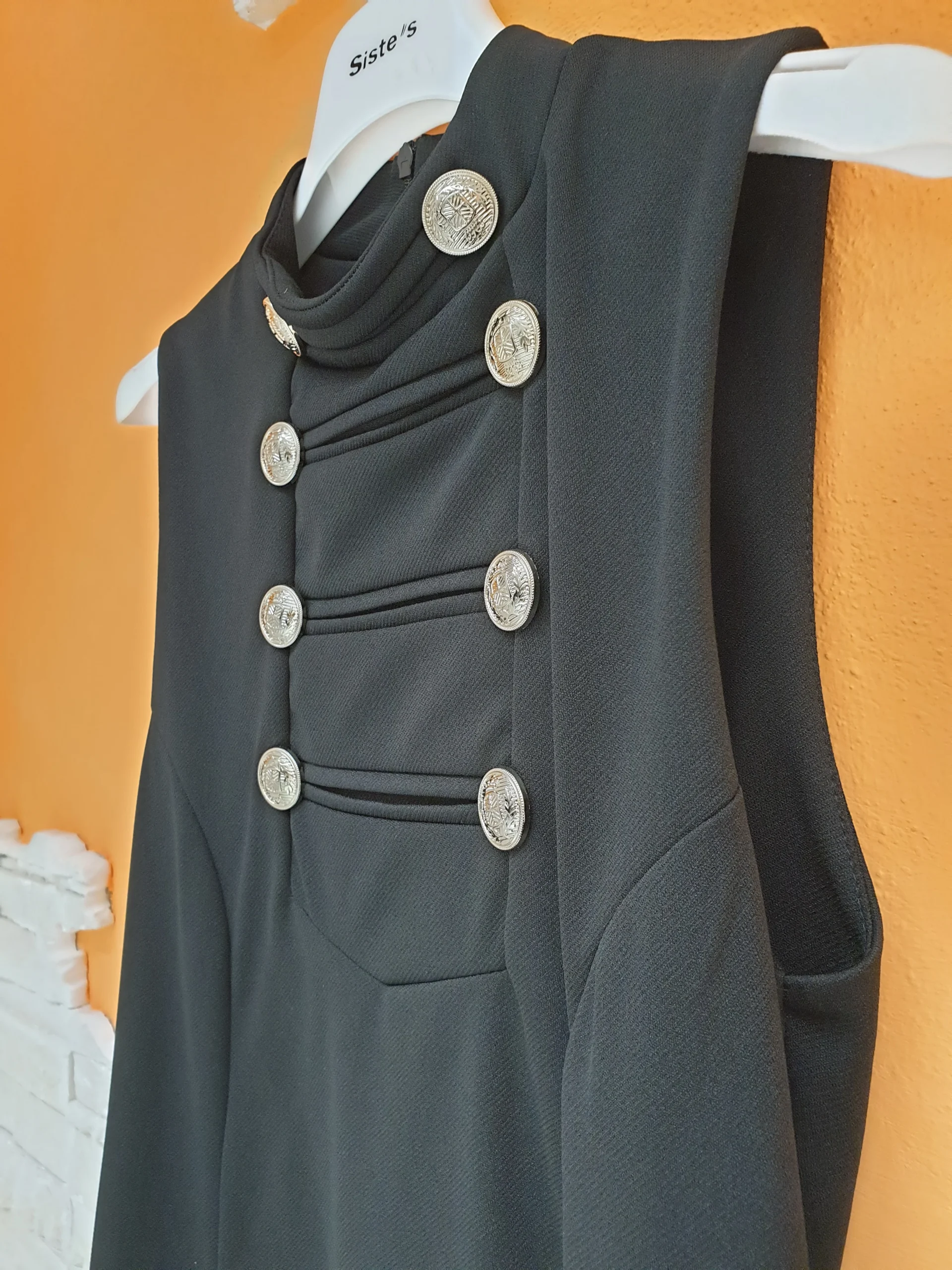 Abito bottoni military - immagine 6