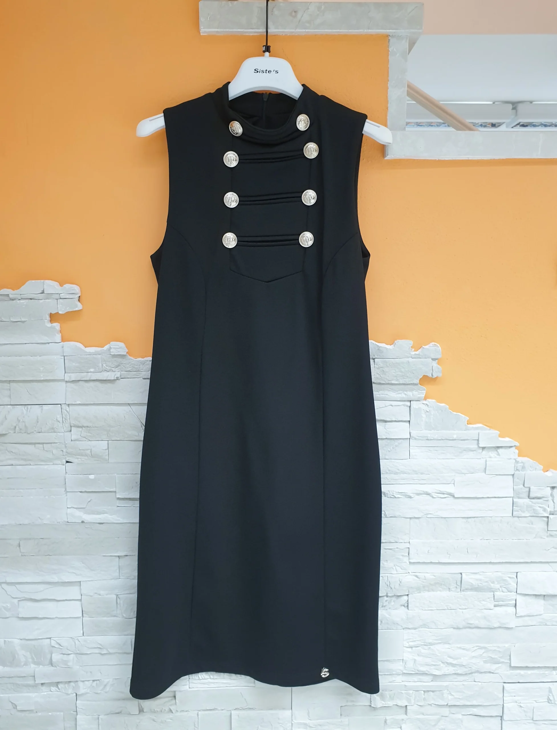 Abito bottoni military - immagine 7