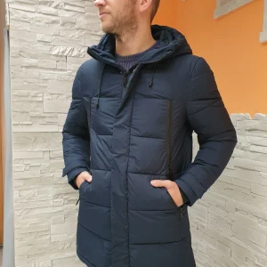 Giaccone longzip cappuccio