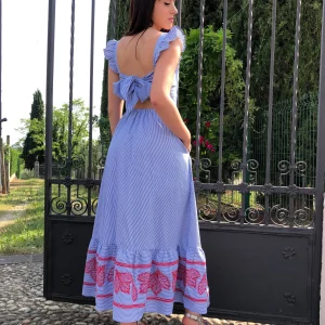 Abito bastoncino scollo schiena