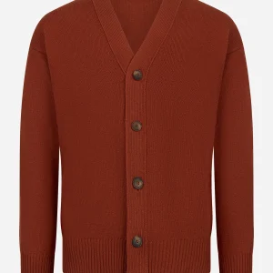 Cardigan in geelong arancione