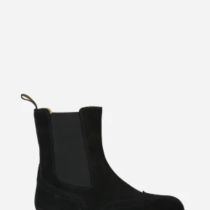 Beatles in suede con fondo gomma Nero