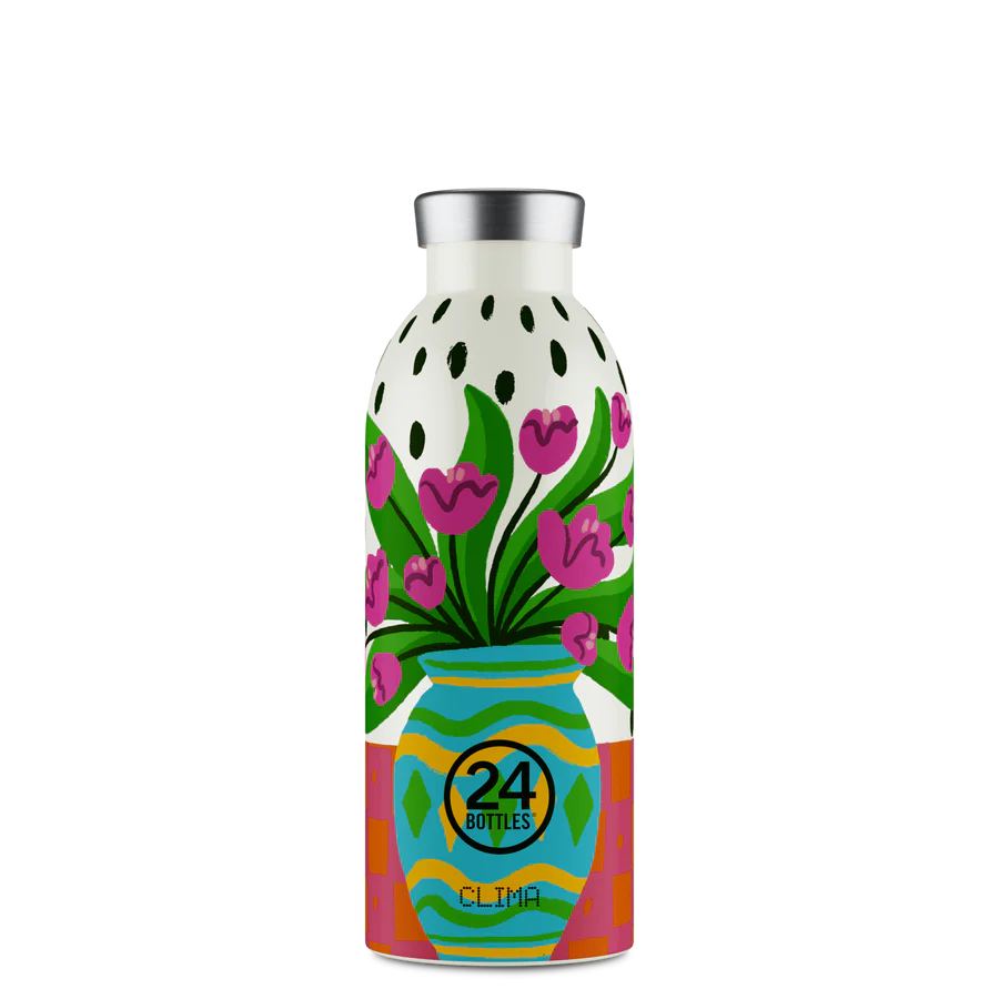 Clima Bottle Fiori Rosa 500ml - immagine 3