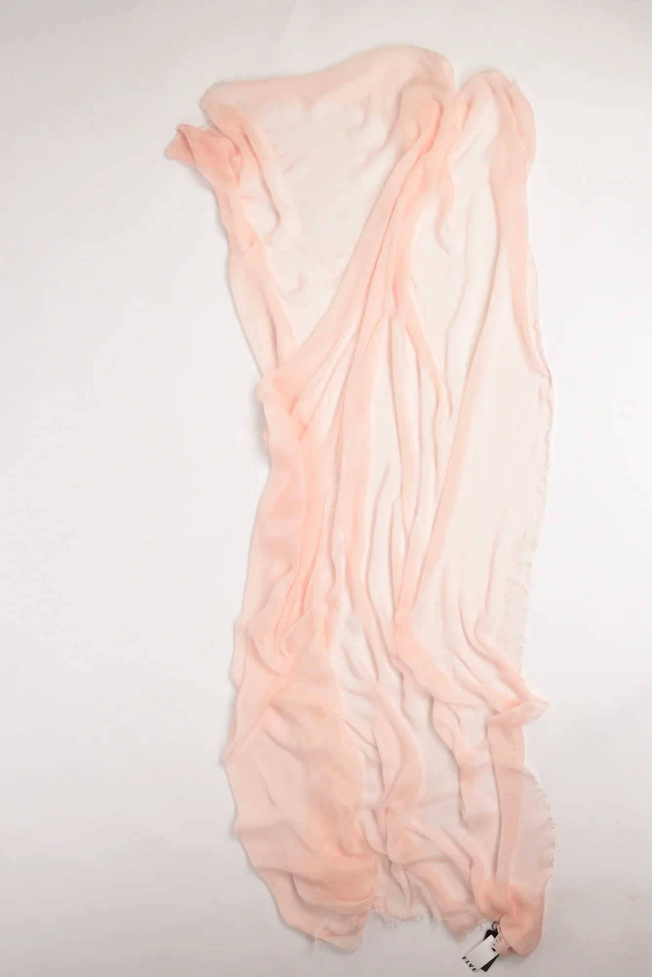 Faliero Sarti Sciarpa Sfrangiata Rosa Antico Donna - immagine 4