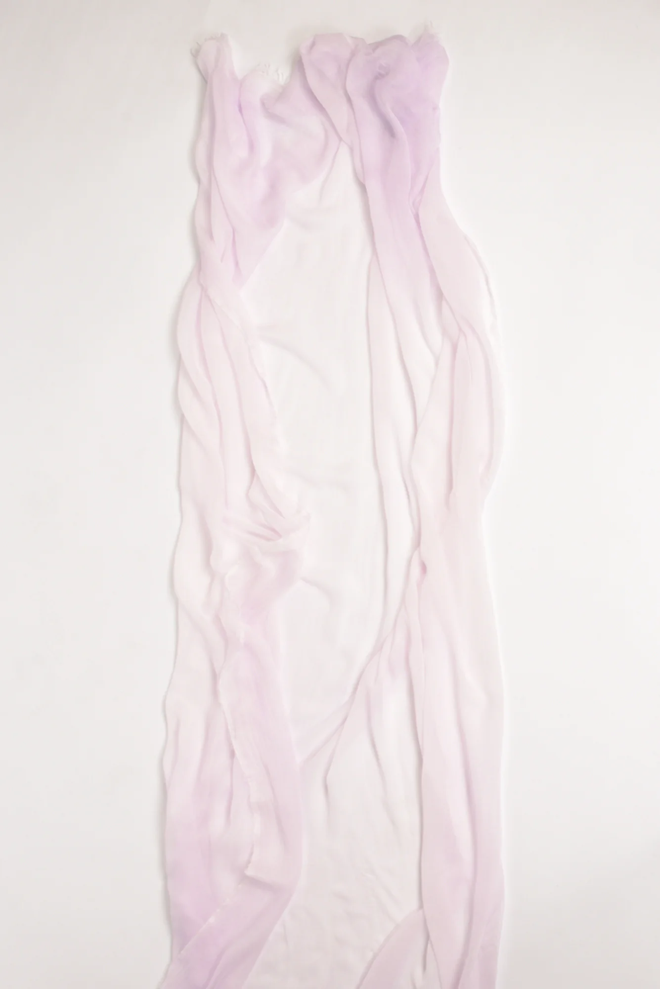 Faliero Sarti Sciarpa Sfrangiata Rosa Chiaro Donna - immagine 4