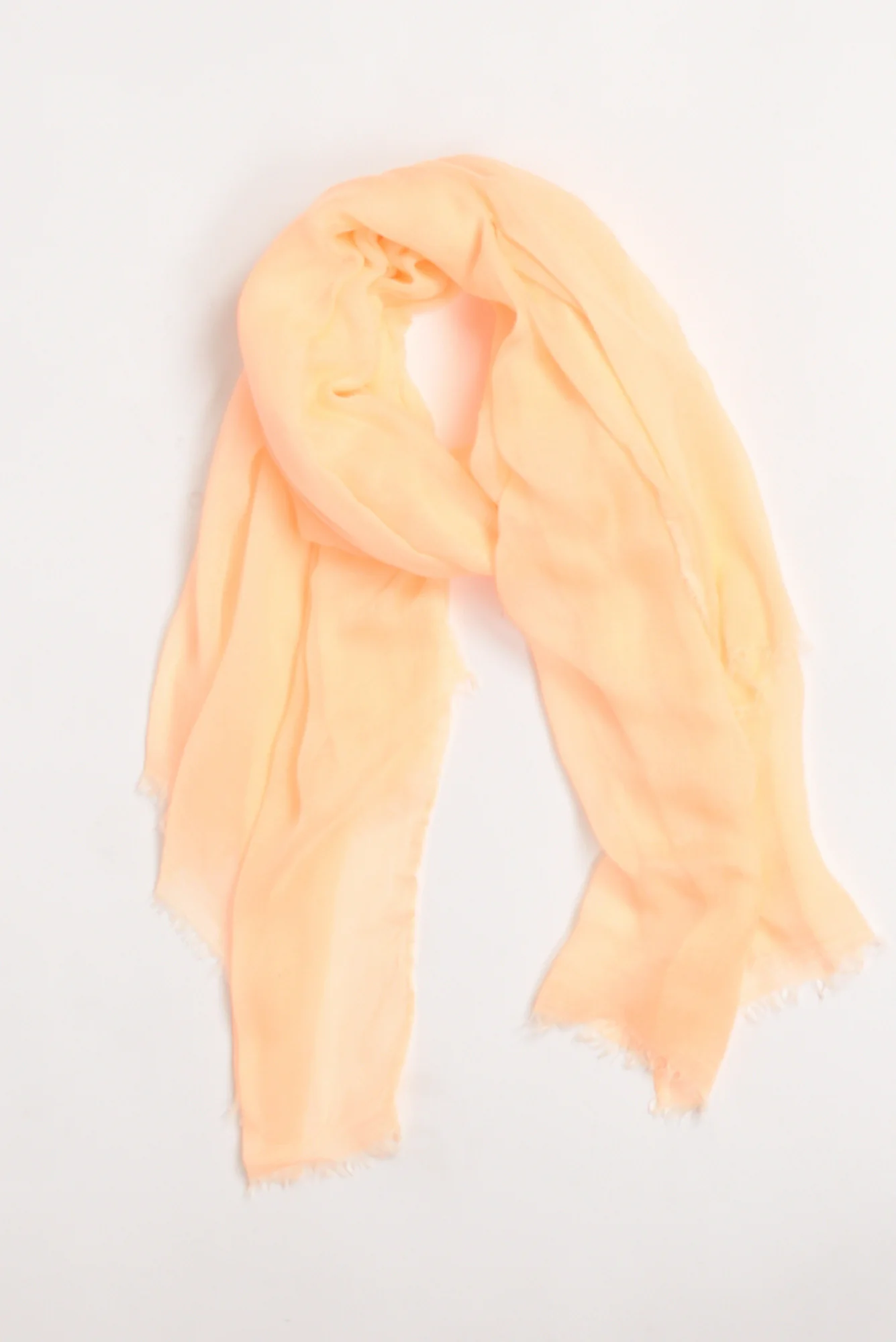 Faliero Sarti Sciarpa Sfrangiata Arancio Donna - immagine 3