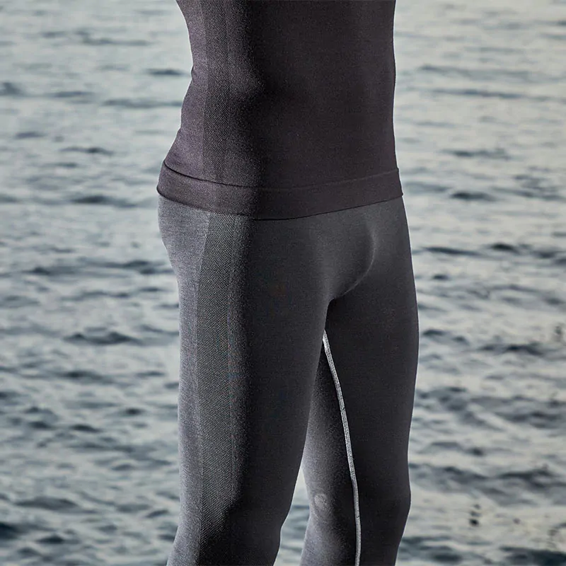 Pantalone tecnico sportivo in Lana Merino Uomo - immagine 2