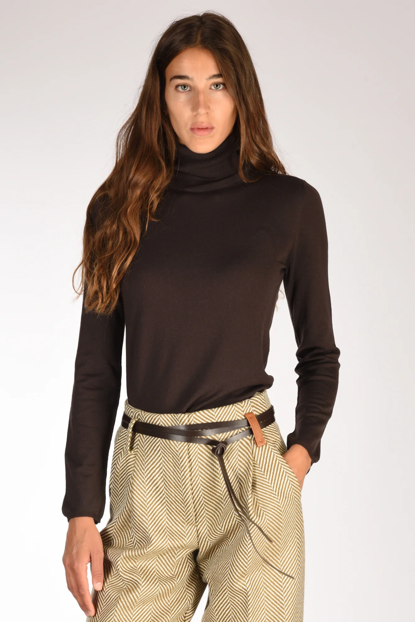 Aspesi Cintura Marrone Donna