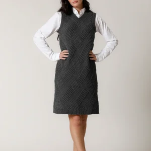 Abito a coste intrecciato