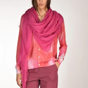 Faliero Sarti Stola Unita Rosa Scuro Donna