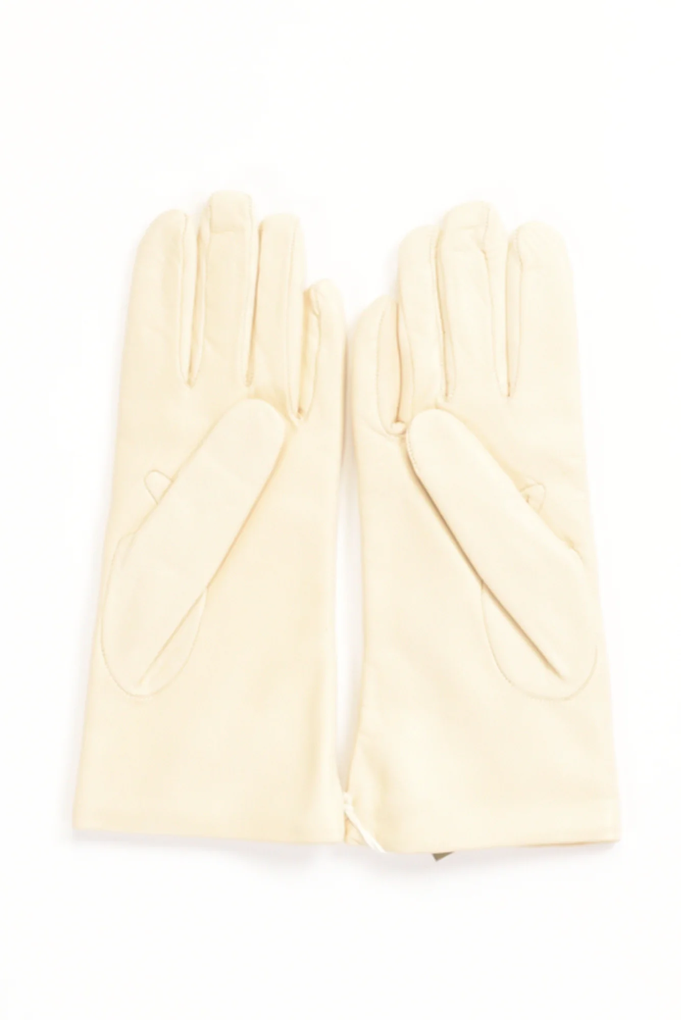 Alpo Guanti In Nappa Bianco Naturale Donna - immagine 3