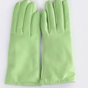 Alpo Guanti In Nappa Verde Acido Donna