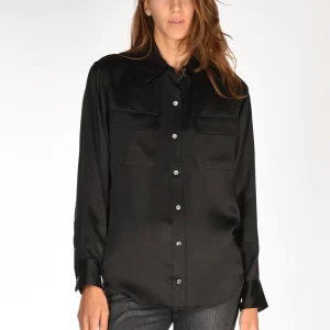Equipment Femme Camicia Tasche Nero Donna