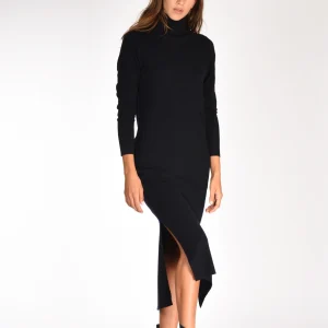 Allude Abito In Maglia Blu Donna