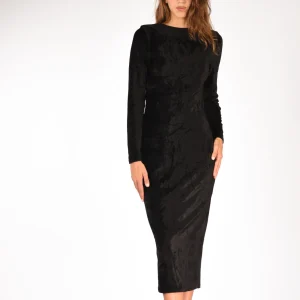 Polo Ralph Lauren Abito Scollato Nero Donna