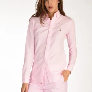 Polo Ralph Lauren Camicia Colletto Rosa Donna