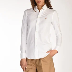Polo Ralph Lauren Camicia Colletto Bianco Donna