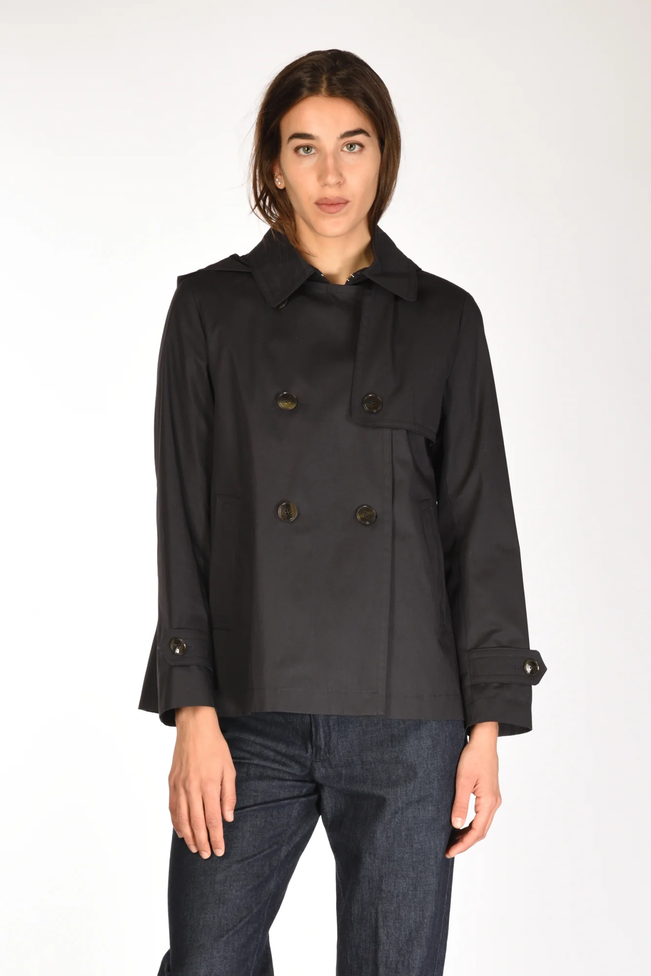 Herno Trench Dean Blu Donna - immagine 2