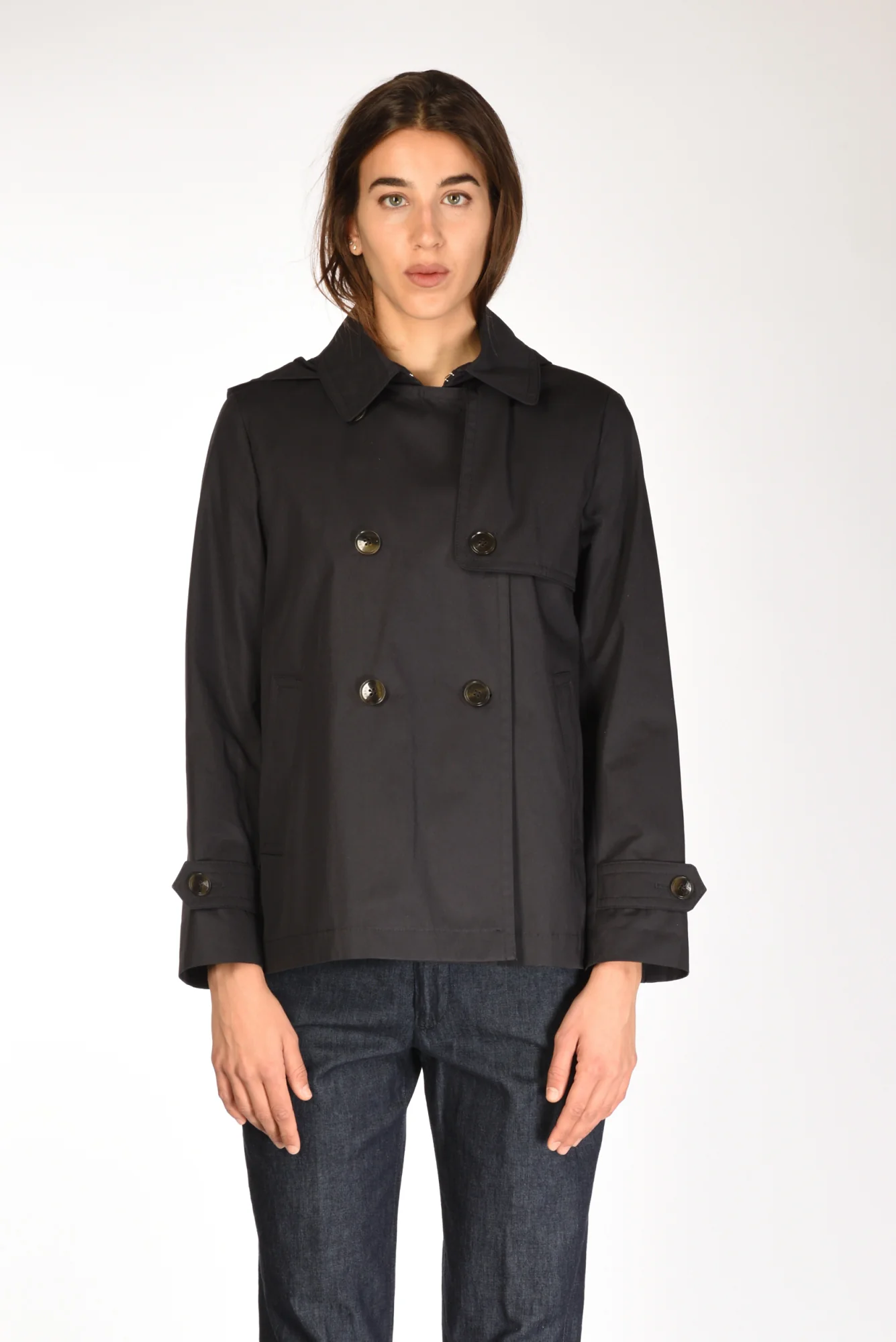 Herno Trench Dean Blu Donna - immagine 3