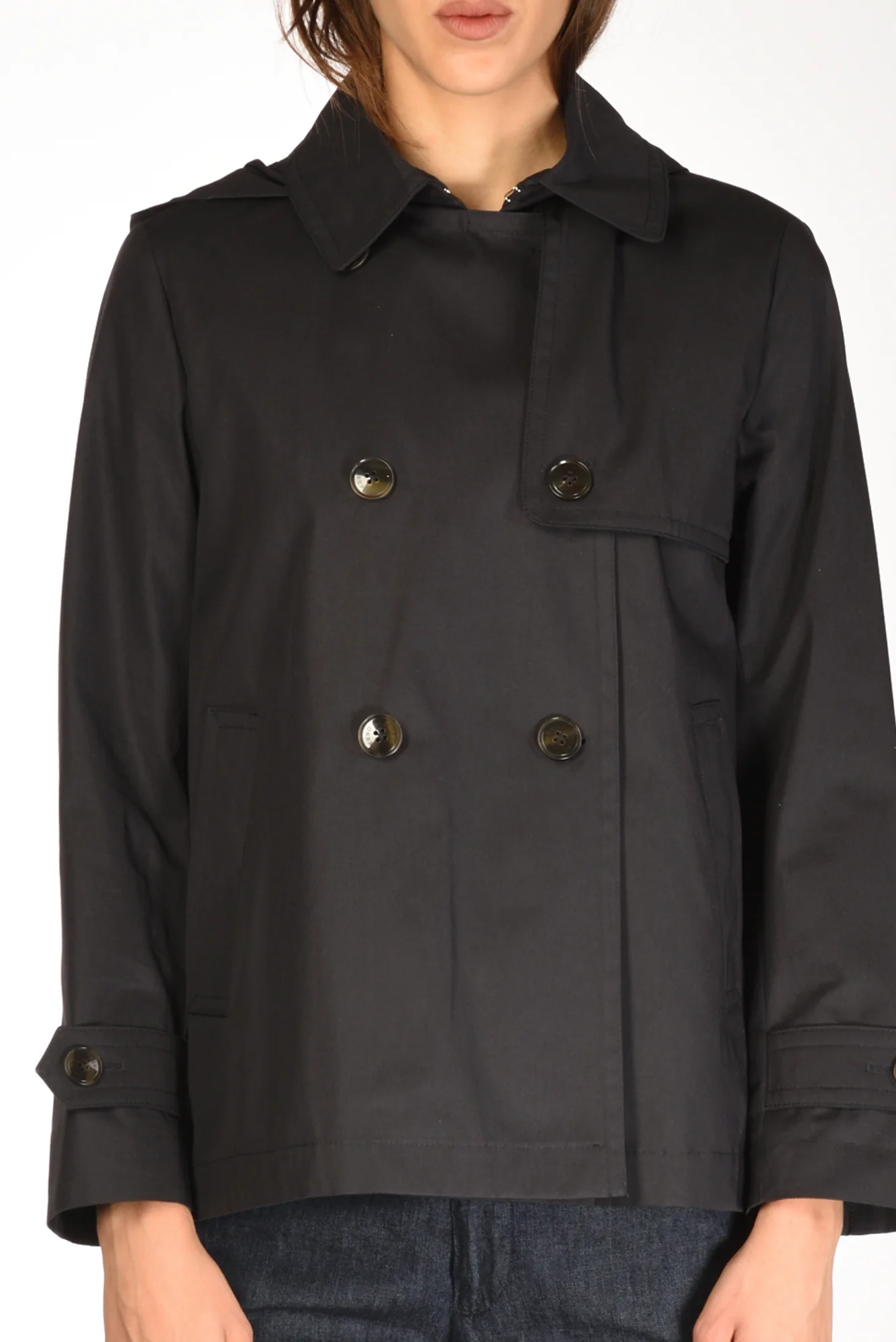 Herno Trench Dean Blu Donna - immagine 4