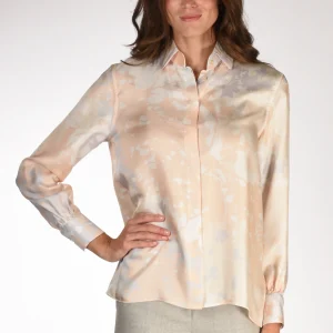 Sarte Pettegole Camicia Stampa Rosa/bianco Donna