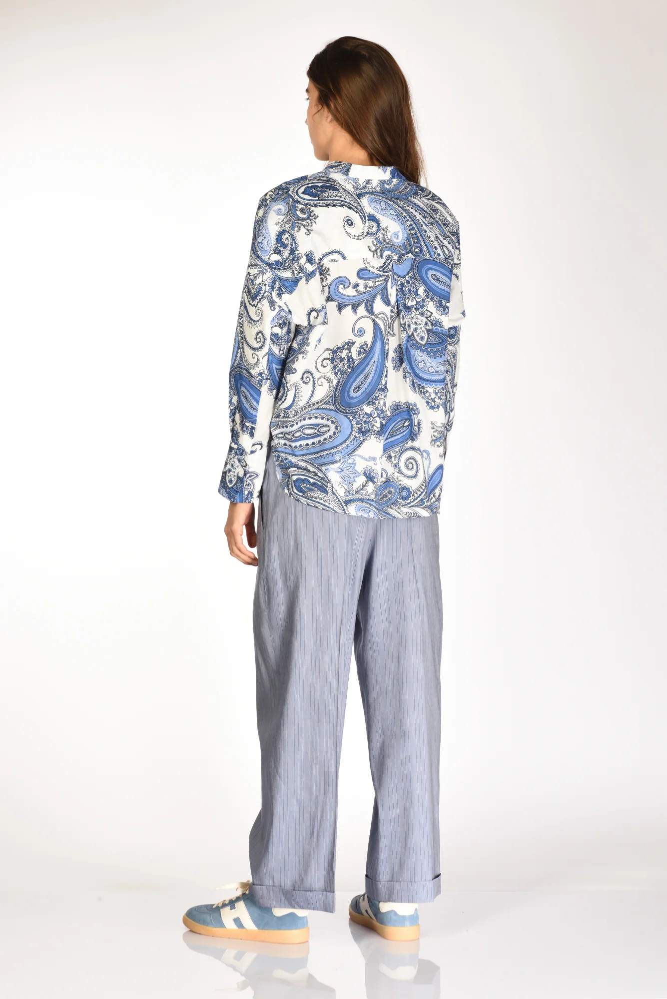 Robert Friedman Camicia Lea Bianco/blu Donna - immagine 6